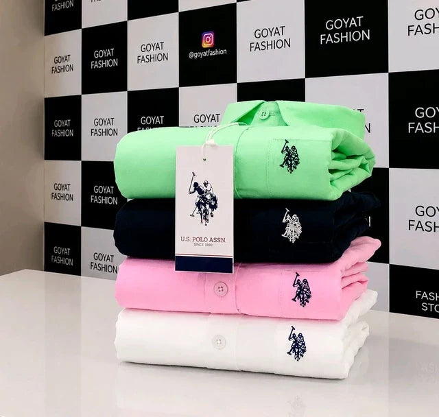 Plain Shirts For Men - 4 Pc Combo Stylish & Comfortable