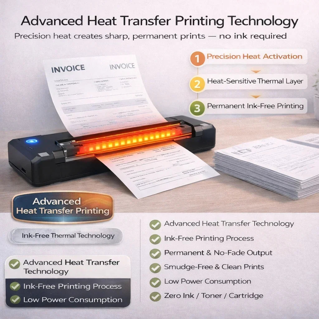 Portable Printers Wireless for Travels