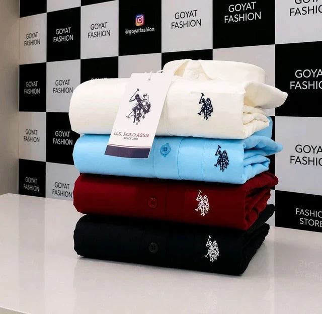 Plain Shirts For Men - 4 Pc Combo Stylish & Comfortable
