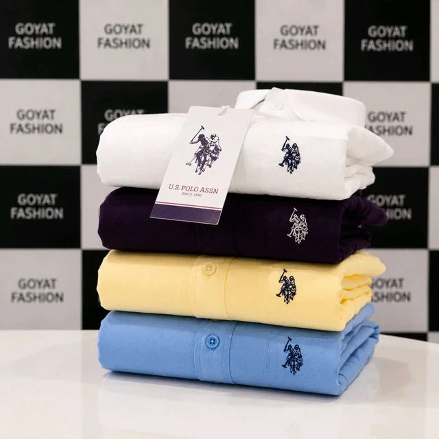 Plain Shirts For Men - 4 Pc Combo Stylish & Comfortable