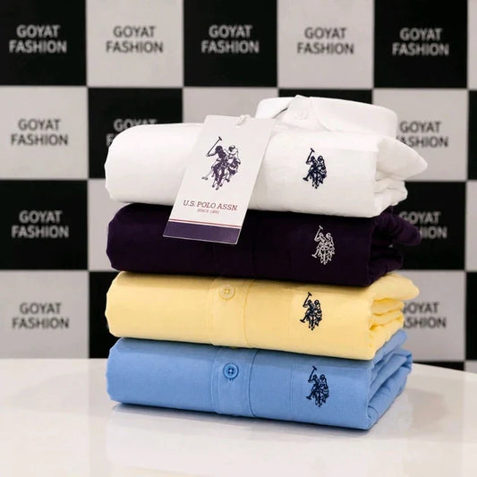 Plain Shirts For Men - 4 Pc Combo Stylish & Comfortable