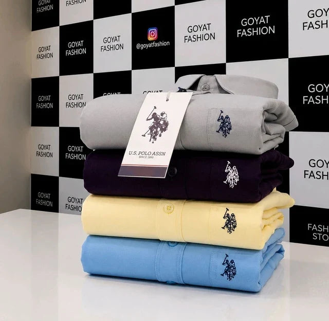 Plain Shirts For Men - 4 Pc Combo Stylish & Comfortable