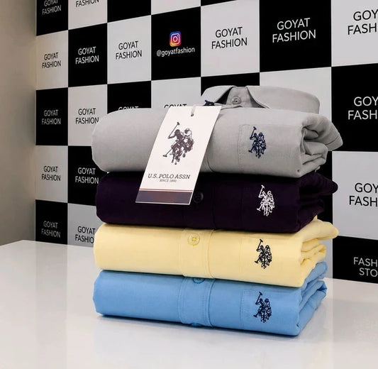 Plain Shirts For Men - 4 Pc Combo Stylish & Comfortable