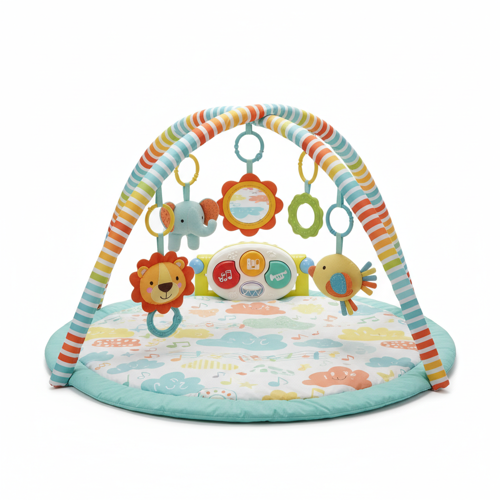 Musical Activity Gym Play Mat for Babies