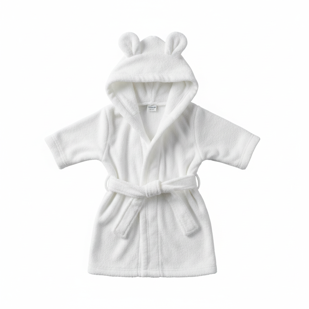 Soft Hooded Baby Bath Towel Robe