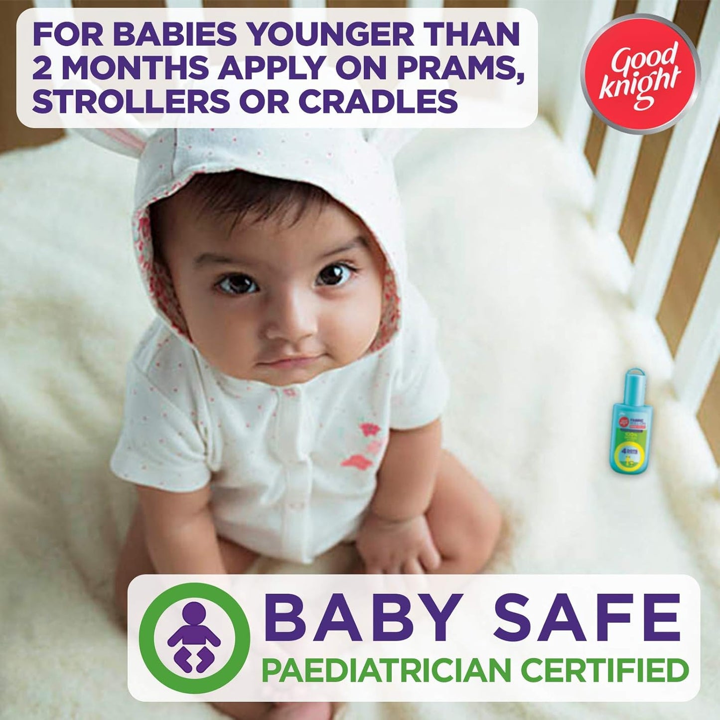 Good knight 100% Natural Mosquito Repellent Fabric Roll-On | Paediatrician Certified | 8-Hour Protect | Bubblegum - 8 ml