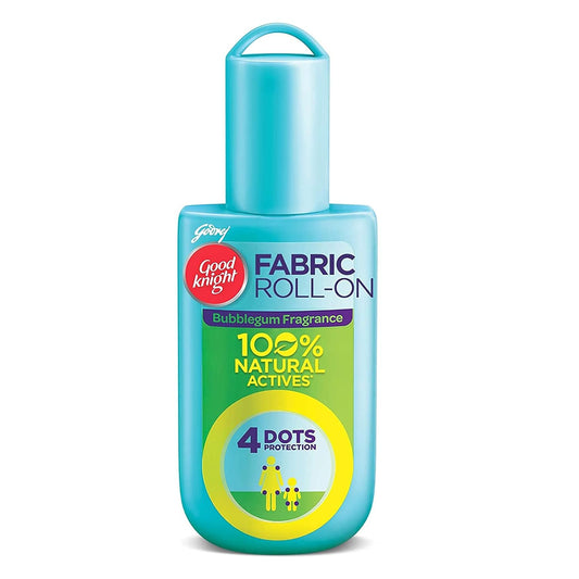 Good knight 100% Natural Mosquito Repellent Fabric Roll-On | Paediatrician Certified | 8-Hour Protect | Bubblegum - 8 ml
